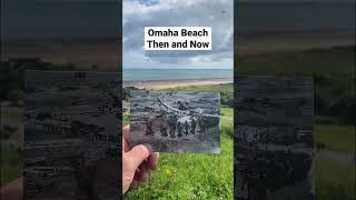 Omaha Beach! Then and Now! #ww2 #history #thenandnow #beforeandafter #worldwar #beach #dday