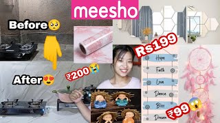 I Decorated My House 🏠 Through Meesho😍| Affordable Collection | Starting From ₹150 | screenshot 1