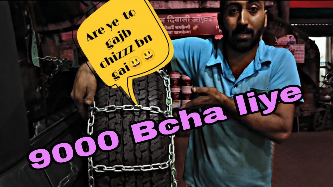 Snow chain bnaye 3500 m (ye to gajb hi snow chain  BN gai)🙂🙂