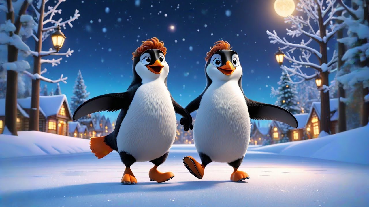 Little Penguins Dance on Ice | Fun Winter Action Song for Kids ...