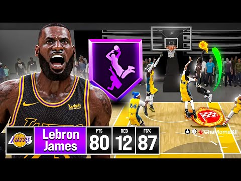 LEBRON JAMES CHOSEN ONE BUILD is a PROBLEM has REC PLAYERS RAGING in NBA 2K24!