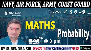 Probability | MATHS | BY SURENDRA SIR | TARGET POINT DEFENCE ACADEMY JAIPUR