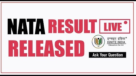 NATA 2022 RESULT & OFFICIAL Answer Key | NATA RESULT RELEASED