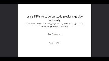 Using DFAs to solve "Hard" Leetcode problems