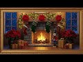 Frame TV Art Frame Art TV With Music Traditional Christmas Hearth A Cozy Fireside Celebration