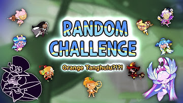 Making an ORANGE TANGHULU in RANDOM CHALLENGE!!! (CR:OB, Cookie Run: Ovenbreak)