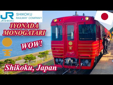 JAPAN RAIL LUXURY SIGHTSEEING TRAIN | IONADA MONOGATARI | Shikoku, Japan!