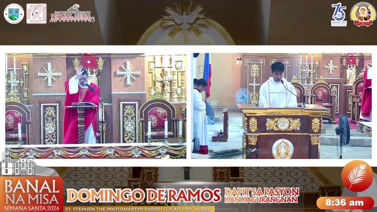 Banal na Misa | DOMINGO DE RAMOS DAPIT SA PASYON KAN KAGURANGNAN