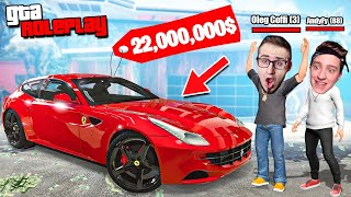 МОЯ НОВАЯ МАЛЫШКА ЗА 22.000.000$! КУПИЛ РЕДКУЮ FERRARI FF! (GTA 5 RP / RADMIR)