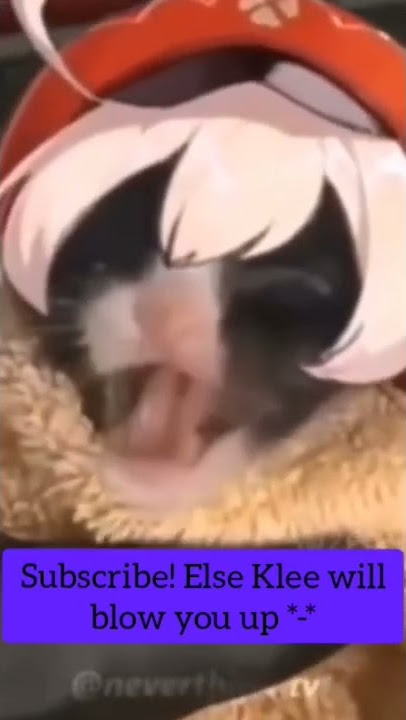 Boom Boom Bakudan! Klee funny tiktok #shorts #genshintiktok #genshinfunnytiktok