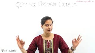 How to Ask For Contact Detail - Basic Interaction in English