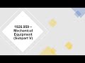 OSHA 1926 959 Mechanical Equipment Subpart V