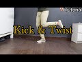 Kick And Twist | Footwork Dance Tutorial