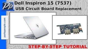Dell Inspiron 15 (7537) USB I/O Circuit Board Video Tutorial Teardown