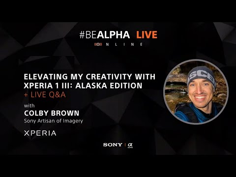Elevating My Creativity With The Xperia 1 III: Colby Brown in Alaska