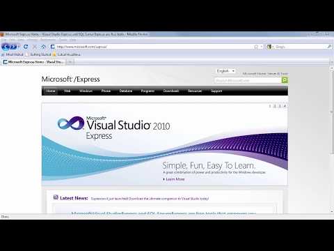 C#: Installing Visual Web Developer 2010 Express