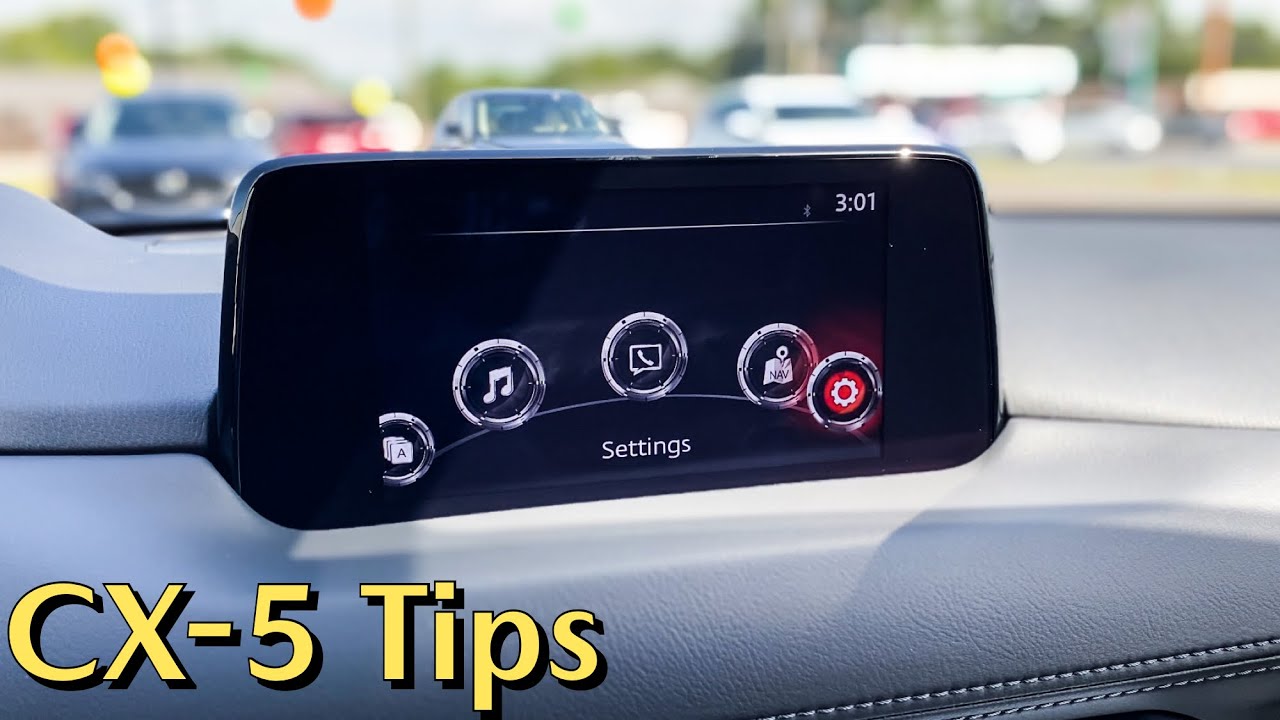 CX-5 Tips | Set the Clock Mazda Connect Infotainment Settings - YouTube