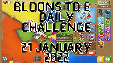 Bloons TD 6 - Daily Challenge - TF2 - 21 January 2022 - BTD6 | Cubism - Easy - Standard