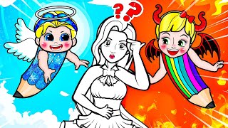 [🐾 Diy Dolls🐾] Orphaned Lisa Infants Make Color For Rapunzel's Mother | Lol Suprise Diys
