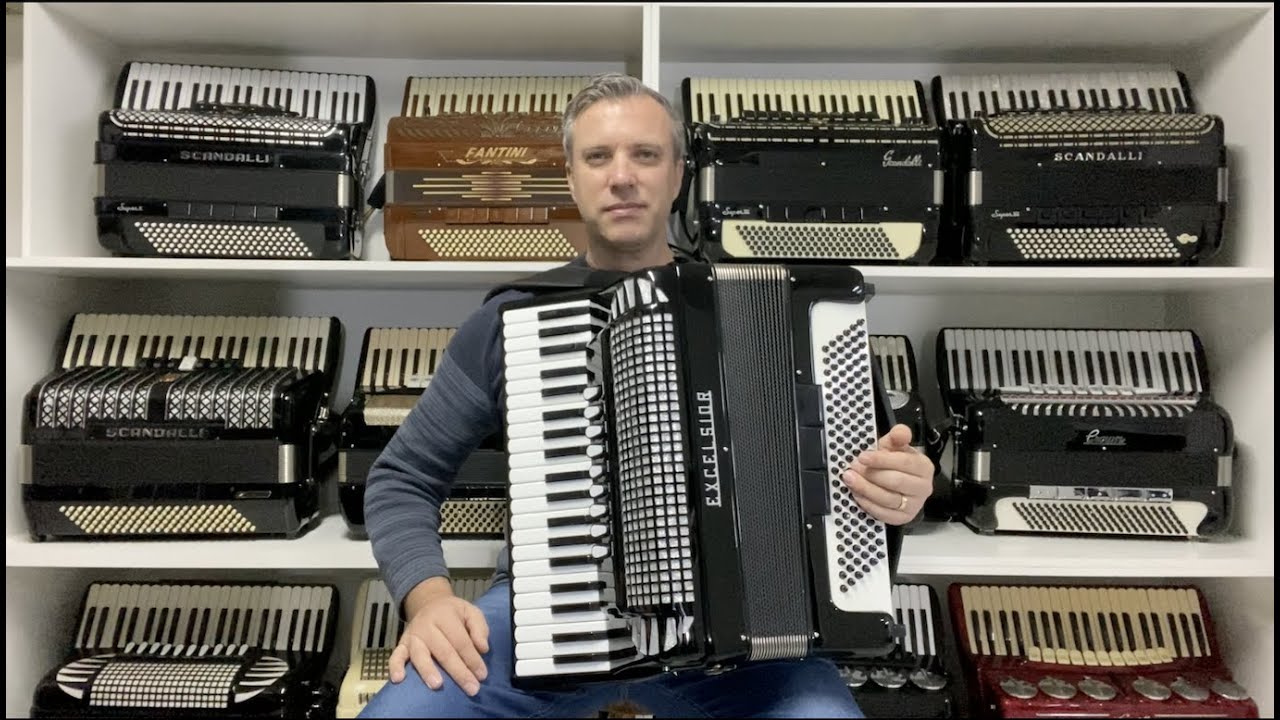 アコーディオン EXCELSIOR 320 Excelsior accordion model 320 - Fourth Octave 48 cm - Jeferson