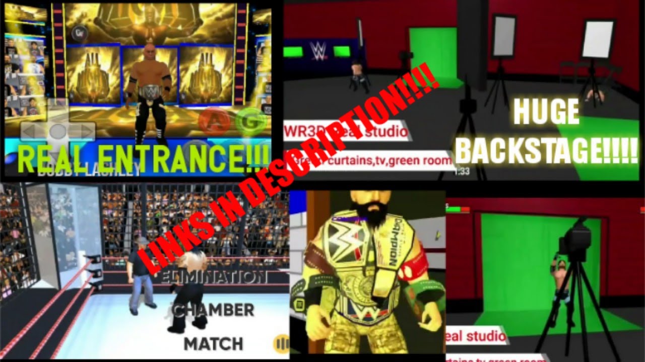 TOP 5 WR3D 20-22 MODS - GIANT BACKSTAGE, REAL ENTRANCES AND MUCH MORE.... ( LINKS  IN DESCRIPTION )