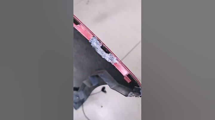 Car bumper clippings repair.