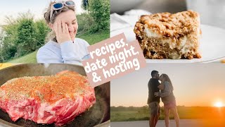 Recipes, Date Nights, & Hosting  NEW WIFEY VLOG