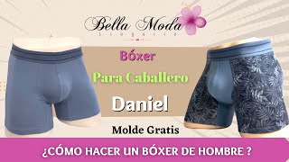 ¿CÓMO HACER UN BOXER DE HOMBRE? Moldes Gratis - DIY