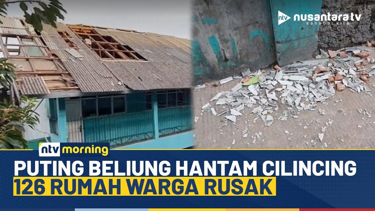 Mencekam! Puting Beliung Terjang Cilincing, Ratusan Rumah Warga Rusak | NTV MORNING