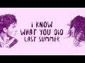 Shawn Mendes, Camila Cabello ‒ I Know What You Did Last Summer (Lyrics)