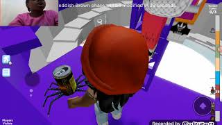 playing roblox (treacherous tower)(tower of hell)