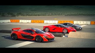 Porsche 918 vs McLaren P1 vs LaFerrari Drag Race REMATCH | Forza 6