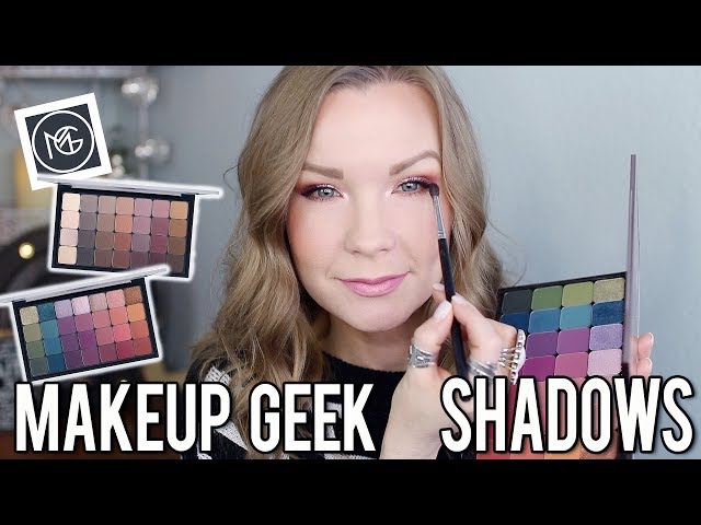Makeup Geek Shadows! Swatches & Makeup Look!