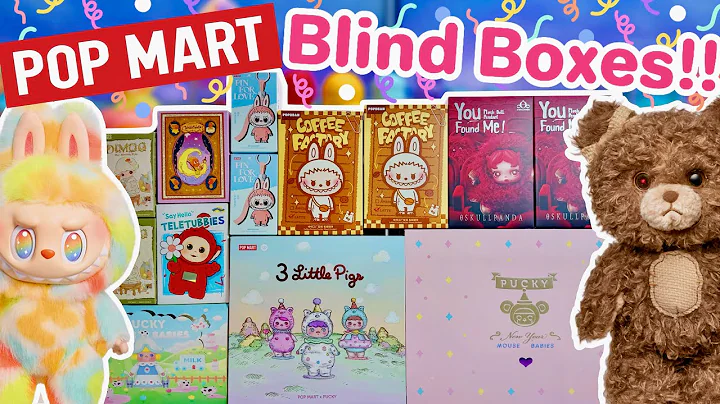 ANOTHER POP MART BLIND BOX UNBOXING!! *♡*LABUBU, SKULLPANDA, & POKEMON??!!