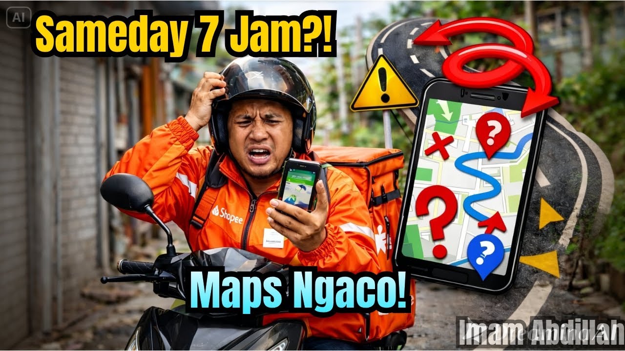 Sameday 7 Jam?! Google Maps Ngasih Jalan Gak Jelas!