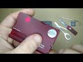 EDC survival card - обзор. Victorinox, MRF, Tool Logic