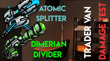 Pixel Gun 3D - Dimerian Divider and Atomic Splitter Damage Test