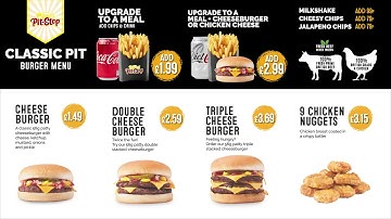 Animated TV Menu for Burger Joint - SimplyGraphics