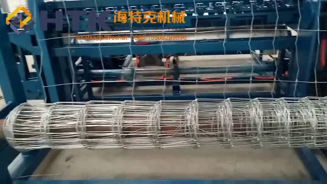 high speed hinge joint field fence machine from Lina,CHAOYI HTK YouTube
