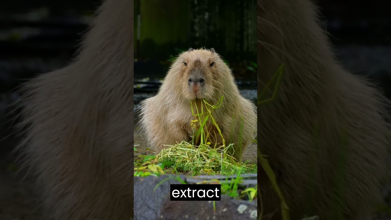 Capybaras have a unique behavior called coprophagy