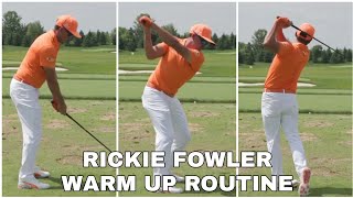 Rickie Fowler Pre-Round Warm-up Routine 2021