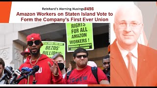 Amazon workers in Staten Island voted to form the first union in the company's history