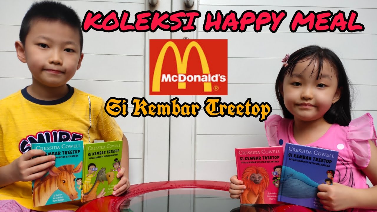 Koleksi Happy Meal McD Buku Si Kembar Treetop Maret 2022 YouTube