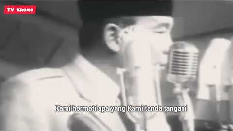 PIDATO BUNG KARNO MENGGELEGAR !!!