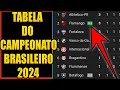 Tabela do brasileiro 2024  classificao do brasileiro 2024  campeonato brasileiro 14042024