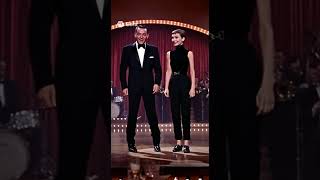 Frank Sinatra And Audrey Hepburn Tap Dancing In Vegas On Stage