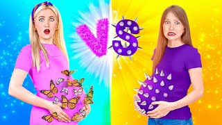 GOOD PREGNANT VS BAD PREGNANT || Funny Pregnancy Situations by 123 GO! GOLD
