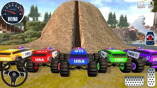 Impossible Monster Truck Simulator 3D - Extreme Sport Police Car stunts Driving - Android GamePlay screenshot 5