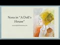 Nora in a dolls house henrikibsen adollshouse nora englishliterature