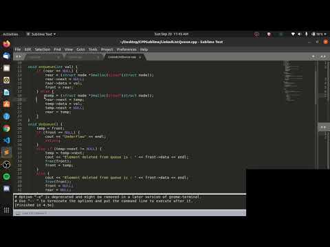 Experiment 5 (DSA LAB) Linked List Queue
